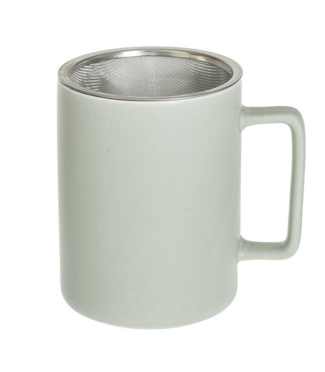 Taza té "Nature"  de porcelana 40cl menta - 154609D