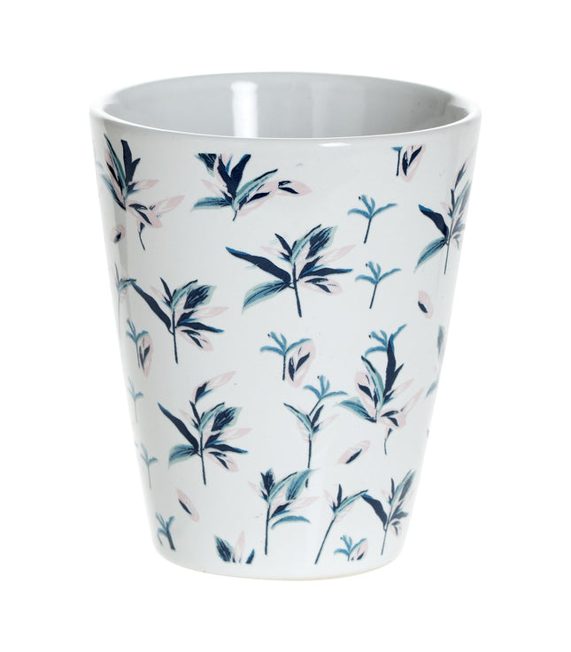Taza espresso "Vegetal Azul" en loza 10cl - 154618