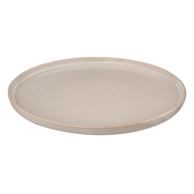 Plato llano "Tierra Desconocida" D27cm beige - 154635D