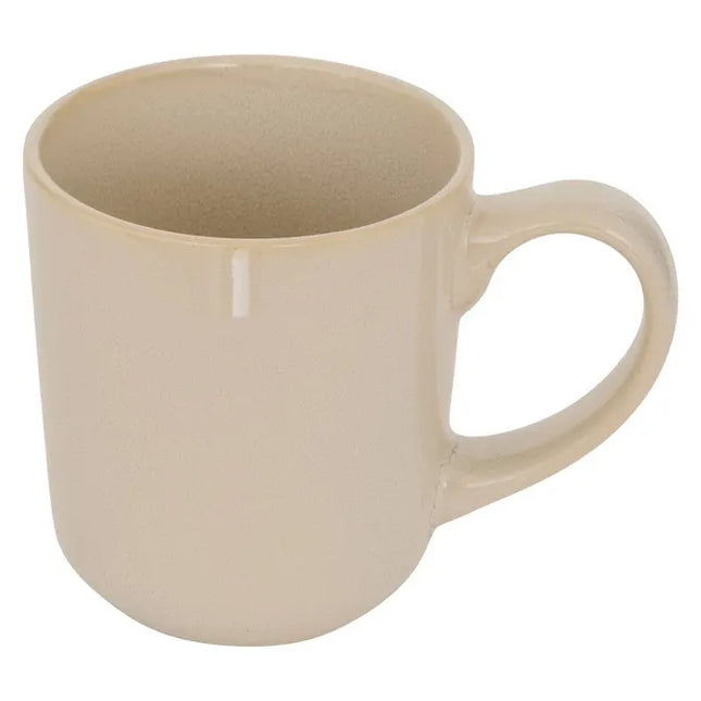 Taza verde "Tierra Desconocida" 420ml crema - 154638D