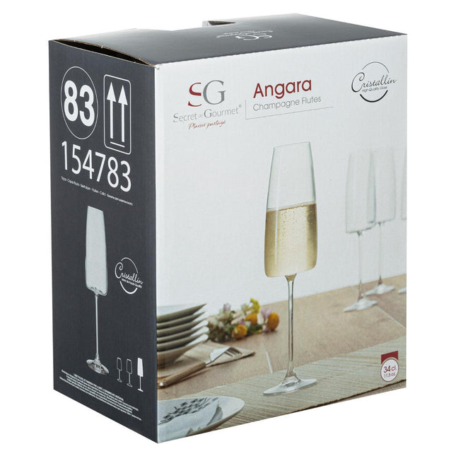 Copa de cristal "Angara" de champagne 34cl - 154783