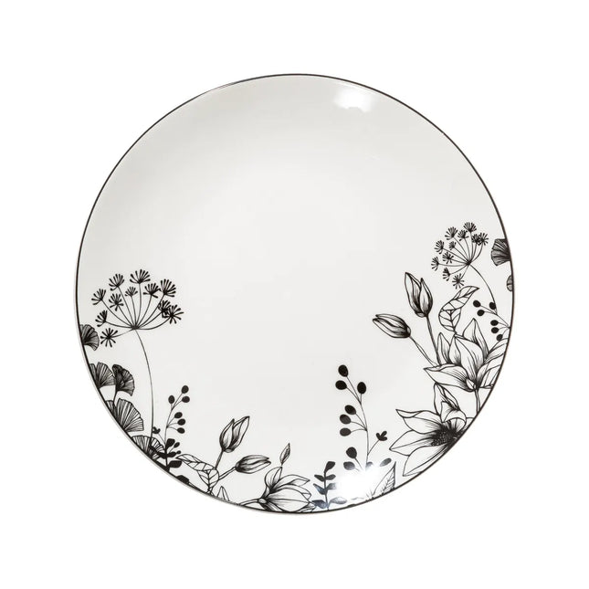 Plato de postre "Floral" D20cm - 154846