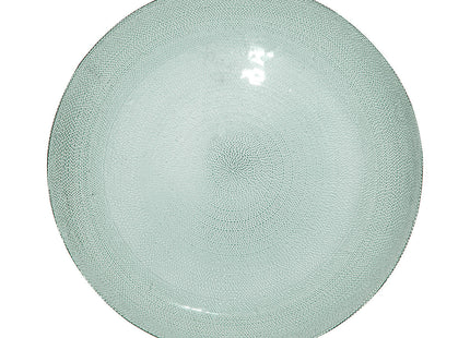 Plato "Palm" de vidrio plano  D27 verde - 154934C