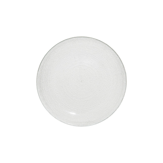 Plato "Palm" de postre D21 transparente - 154935A