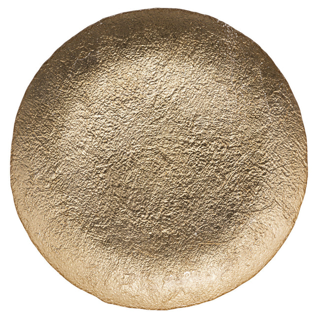 Plato de presentación "Athena" en cristal dorado D33 - 154964