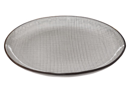 Plato llano de cerámica D27cm "Sarah" - 154989