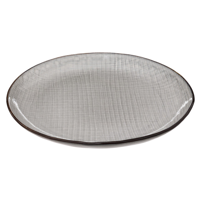 Plato llano de cerámica D27cm "Sarah" - 154989