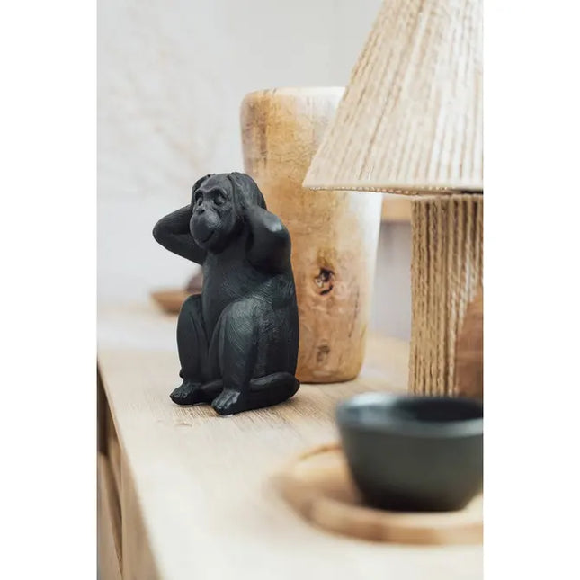 Conjunto de 3 monos "Sabiduría" de resina - 155036