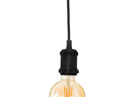 Lámpara suspendida H7 de metal negro - 155361C