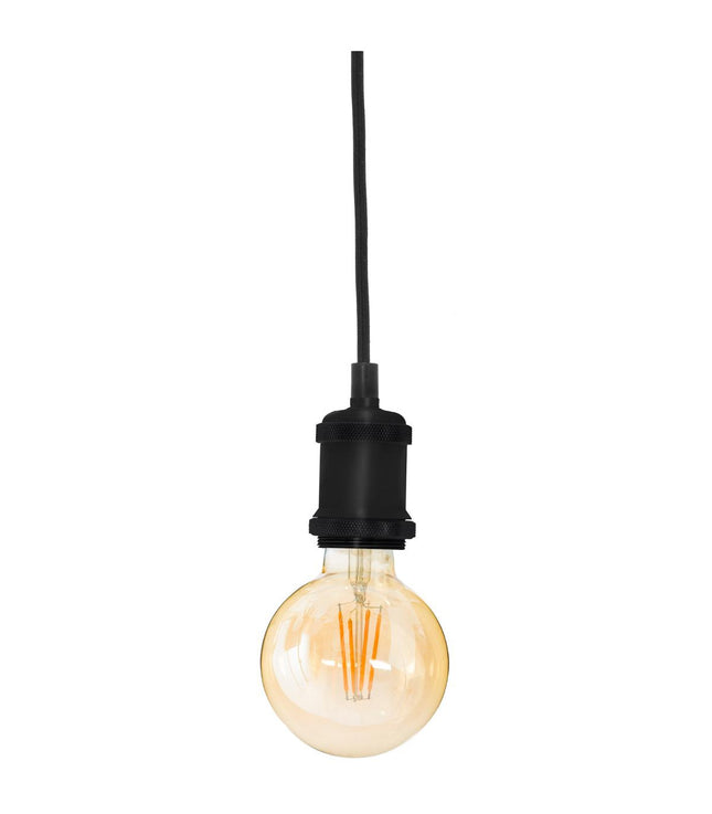 Lámpara suspendida H7 de metal negro - 155361C