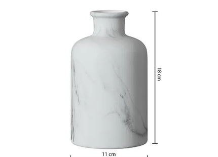 Jarrón de cerámica marrón "Sao" A18cm - 155613