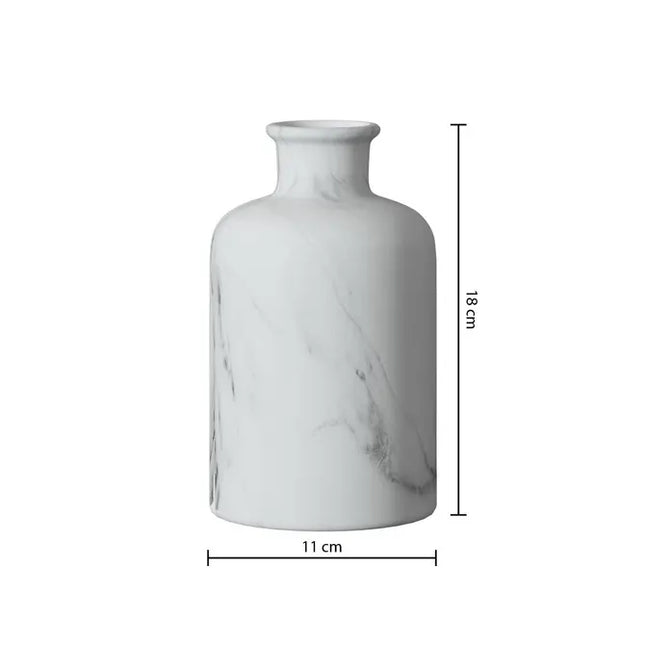 Jarrón de cerámica marrón "Sao" A18cm - 155613