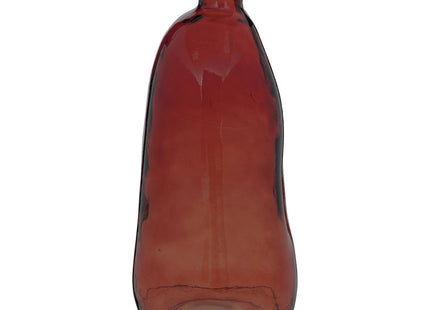 Jarrón botella "Uly" de vidrio reciclado Ámbar oscuro A51cm - 155687I