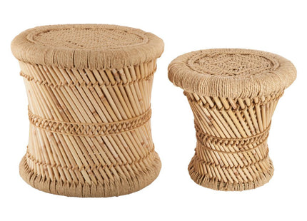 Mesa auxiliar de cuerda natural "Ilyan" P - 156861A