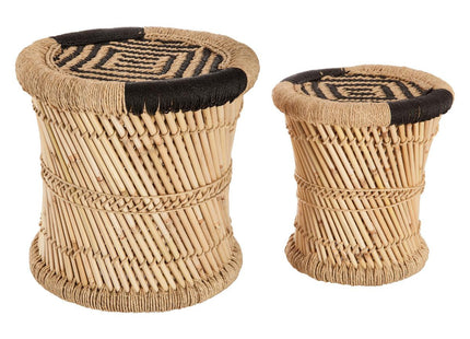 Mesa auxiliar de cuerda natural "Ilyan" M - 156861B