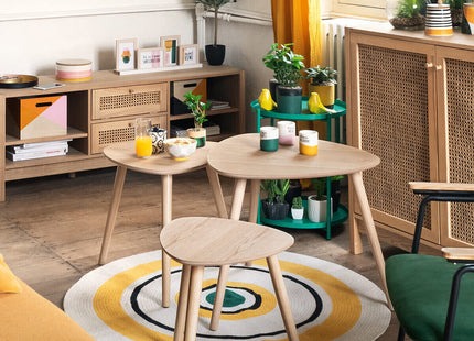 Mesas nido “Mileo” de madera L.39/47/60 cm - 156962