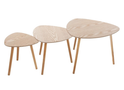 Mesas nido “Mileo” de madera L.39/47/60 cm - 156962