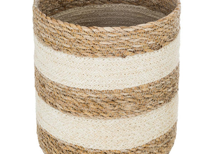 Cesta SEAGRASS blanca P - 157101B