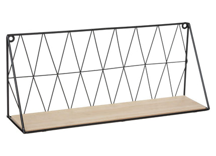 Estante de pared Archi femimin de metal negro - 157199