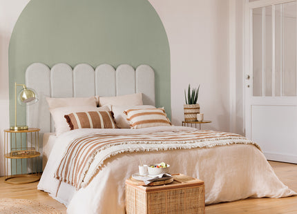 Mesa auxiliar "Kobu" de metal dorado D36cm - 157206D