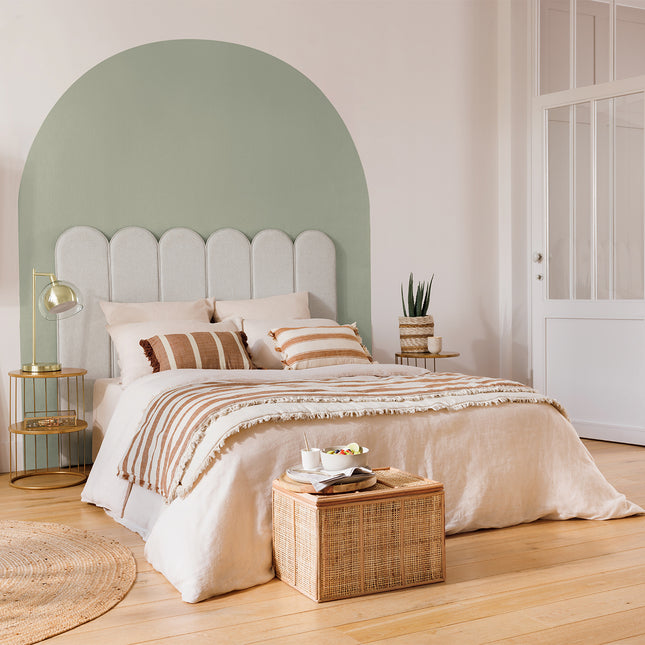 Mesa auxiliar "Kobu" de metal dorado D36cm - 157206D