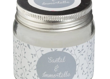 Vela perfumada en tarro de cristal con tapa 65G Santal - 157858F