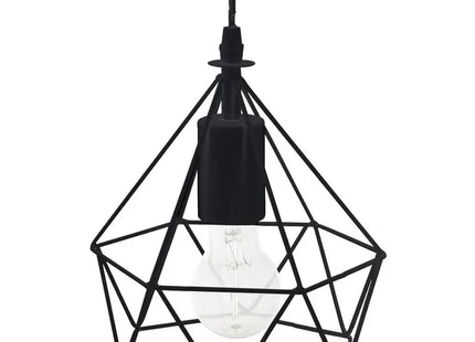 Lámpara suspendida alambre de metal negro D19 A22 - 157859