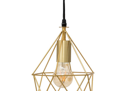 Lámpara suspendida alambre de metal dorado D19 A22 - 157859B