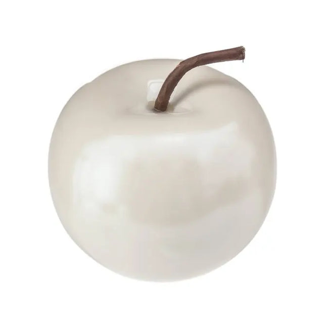 Manzana pequeña de cerámica, 8 cm de alto - 158081A