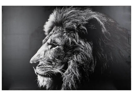 Cuadro estampado con diseño de león, 78x118 cm - 158210