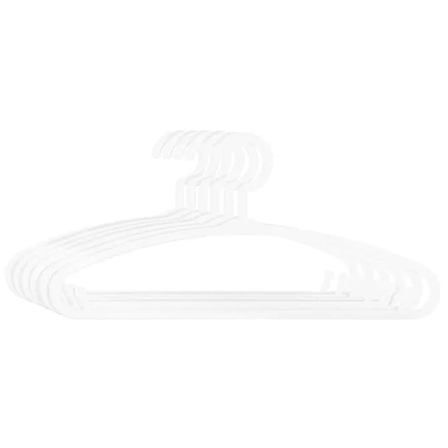 Juego de 6 perchas infantiles blanco - 158462C