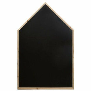 Pizarra negra en forma de casa 75x116cm - 158534