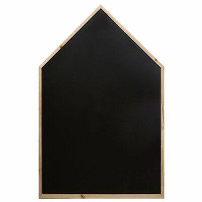 Pizarra negra en forma de casa 75x116cm - 158534