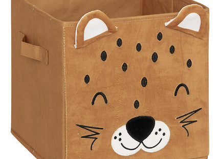 Caja de almacenamiento plegable terciopelo Leopardo colección Wild - 158629C