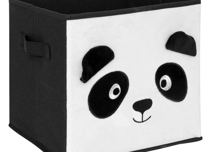 Caja de almacenamiento infantil con forma de panda blanco y negro "Joey" - 158629E