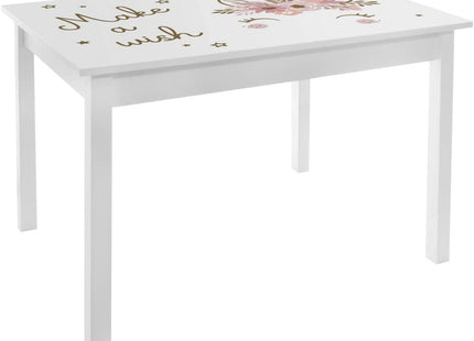 Mesa de madera A48cm para habitación de niña - 158698A