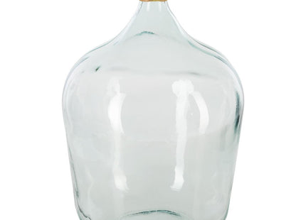 Florero "Dame Jeanne" con rafia D40xA56cm - 160103