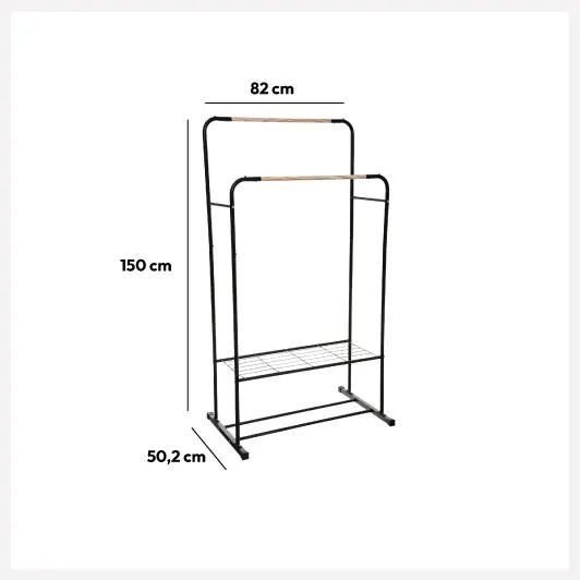 Perchero metálico doble “Artemis” - 160461