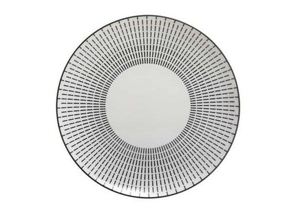 Plato comedor "Lunis" negro 27cm - 160557A