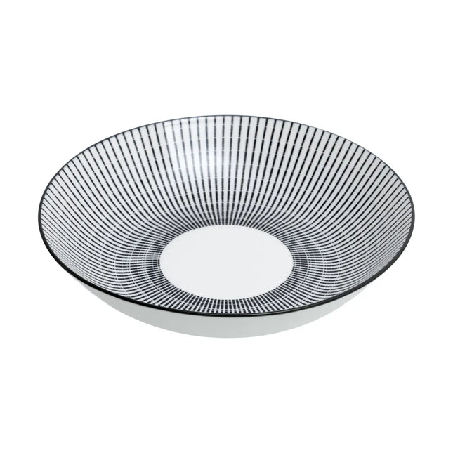 Plato hondo "Lunis" D20cm en porcelana - 160558A