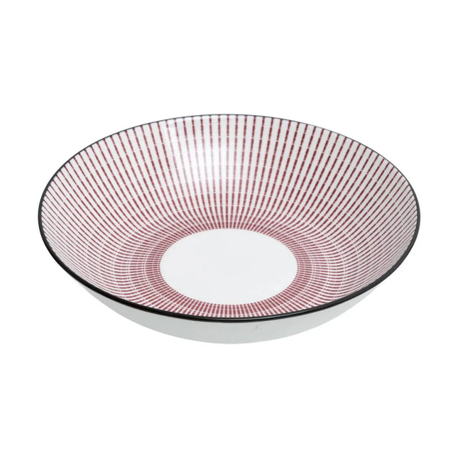 Plato hondo "Lunis" D20cm en porcelana - 160558B