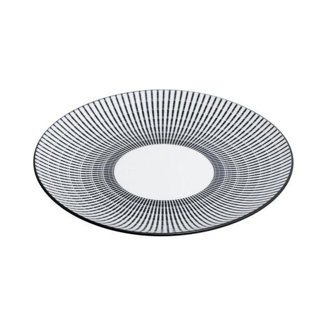 Plato de postre "Black line" D19cm - 160559A