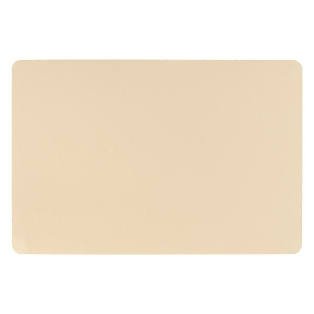 Individual efecto cuero 45x30cm beige - 160661B