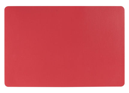 Individuales eff cuero 45x30 rojo - 160661F