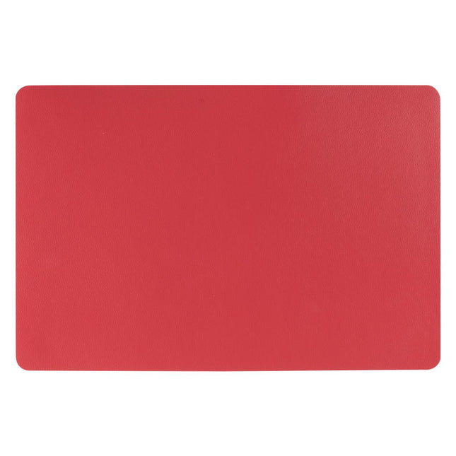 Individuales eff cuero 45x30 rojo - 160661F