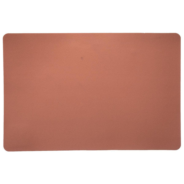 Individuales efecto cuero 45x30 terracota - 160661H