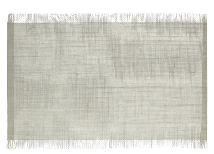 Individual "Frange" 45x30 gris claro - 160722C