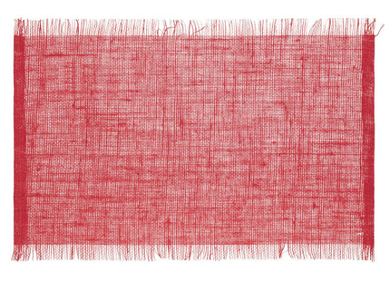 Individual "Frange" 45x30 rojo - 160722F