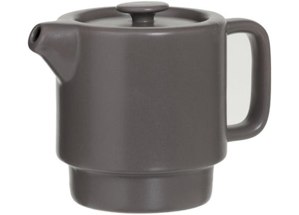 Tetera de cerámica "Solitaire Nature" con taza color taupé - 160724A