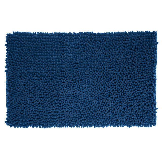 Alfombra de baño Chenille 50x80 azul - 160822E